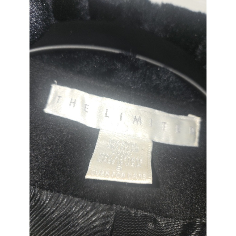 Vintage The Limited Black Wool‎ Jacket Size S - Picture 5 of 9